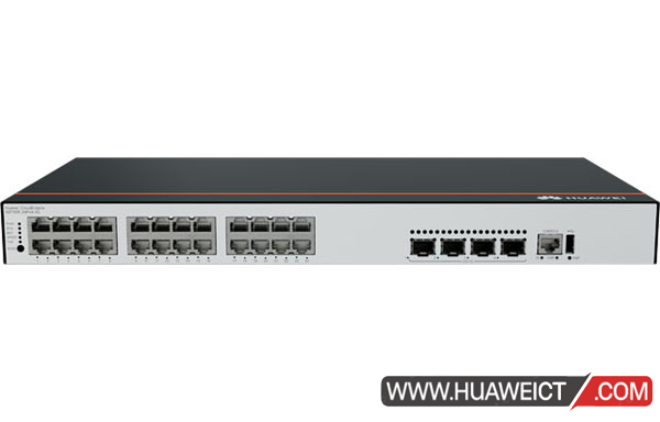 1000BASE-T以太网端口,4个万兆SFP+,PoE+,400W PoE,内置交流供电)