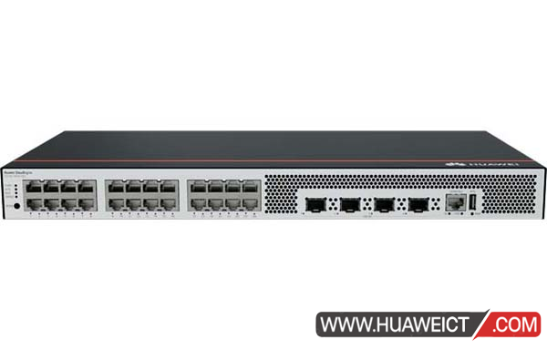 1000BASE-T以太网端口,4个万兆SFP+,内置交流供电,无风扇)