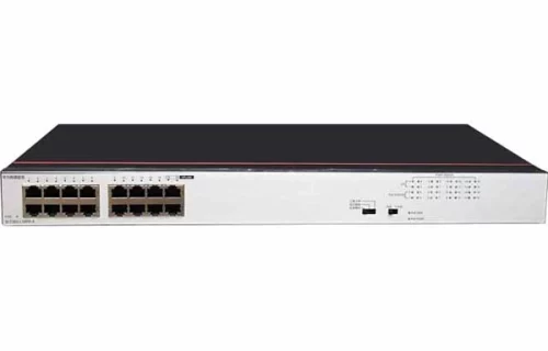 华为数通智选S1730S-L16PR-A交换机 S1730S-L16PR-A(16个10/100/1000BASE-T以太网端口,POE+,交流供电) 交换容量32Gbps，包转发率23.74Mpps，机架式，静音款，8K MAC,POE功率125W