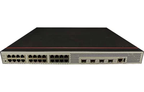 华为数通智选S5735-S24T4X-X交换机(24个10/100/1000BASE-T以太网端口,4个万兆SFP+,需另配电源)