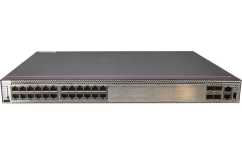 华为数通智选S5736-S24U4XC交换机 S5736-S24U4XC(24个10/100/1000BASE-T以太网端口,4个万兆SFP+,单子卡槽位,PoE++,可选电源)