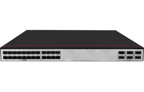 华为数通智选S6735-S24X6C交换机 S6735-S24X6C(24个万兆SFP+,6个100GE QSFP28,可选电源) 万兆交换机